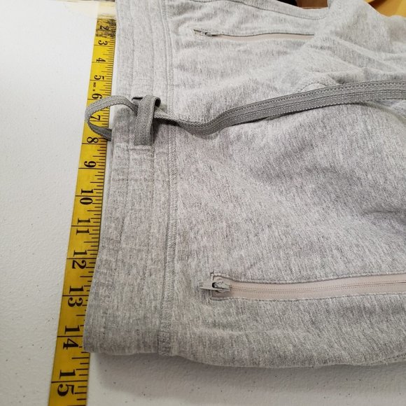 Alo Yoga Womens Pull On Sweatpants Size S Gray Tapered Leg Mid Rise Drawstring - Picture 6 of 10